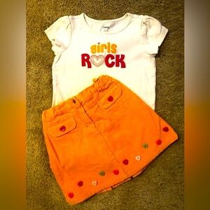 Gymboree girls 2 piece skirt set [SZ 8]